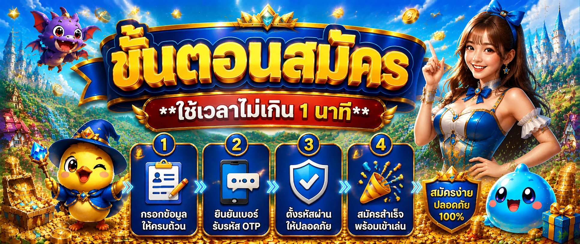 ขั้นตอนทางเข้า KING BUTTERFLY ล่าสุดและสมัครสมาชิกใหม่